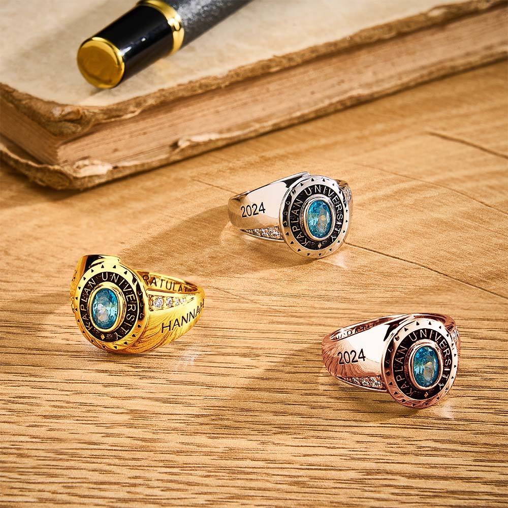Birthstone Graduation Ring – Class of 2024