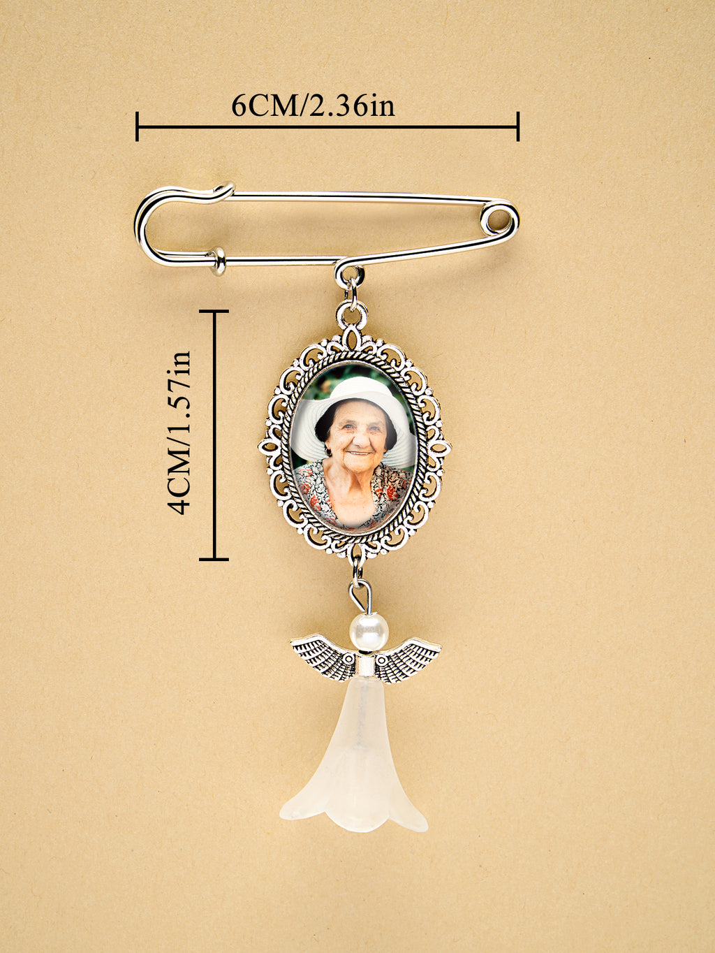 Angel Wings Bouquet Charm – Wedding Memorial