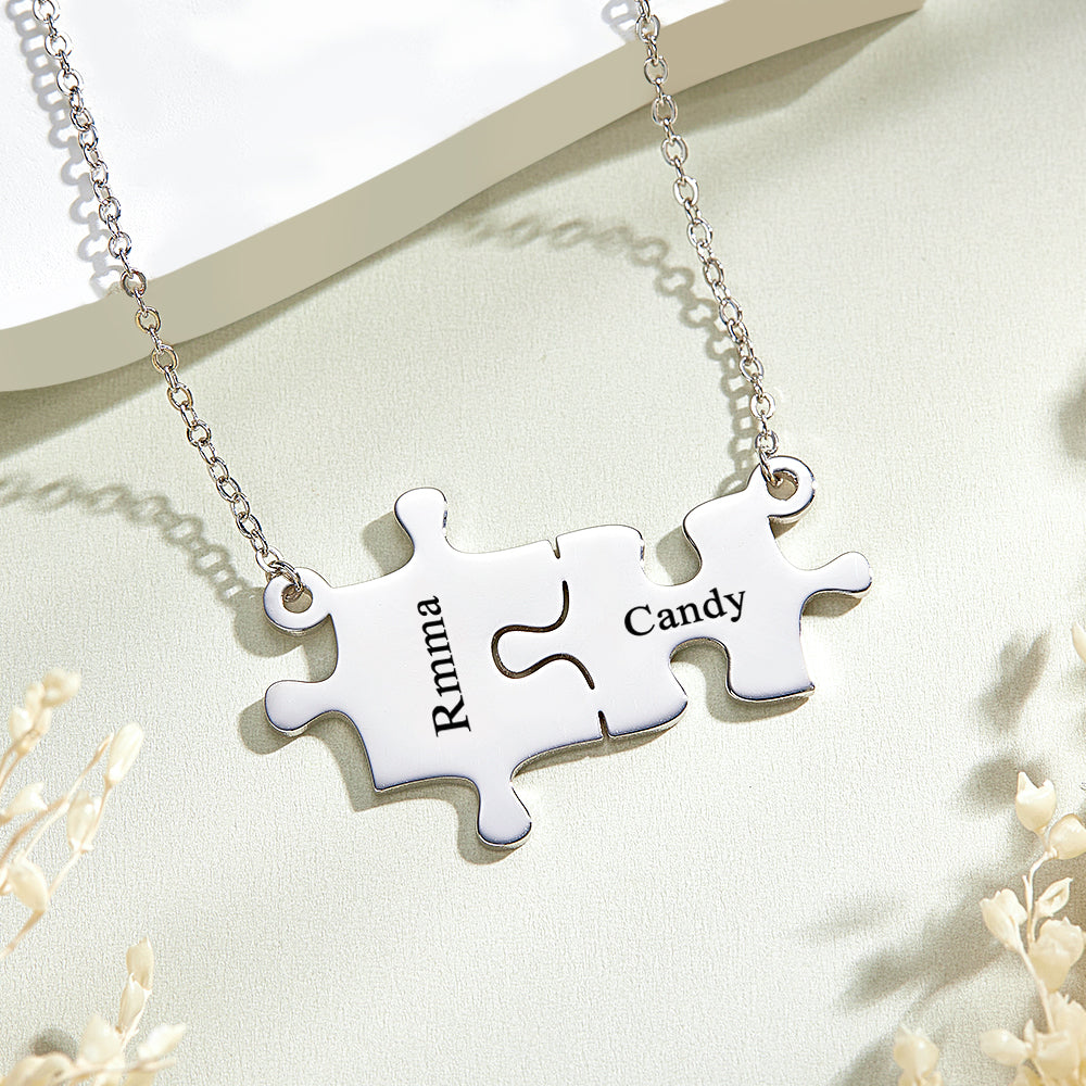 Puzzle Necklace – Custom Engraved