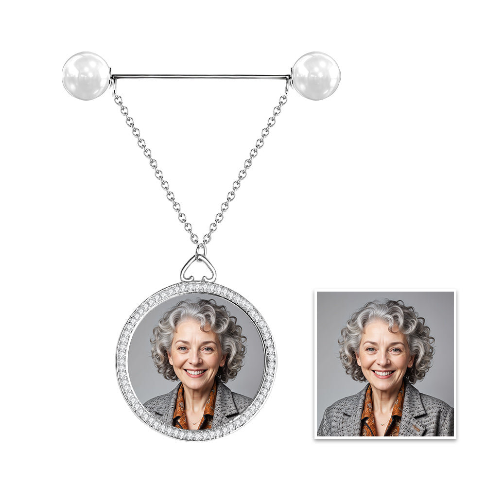 Pearl Bouquet Brooch – Bride Gift