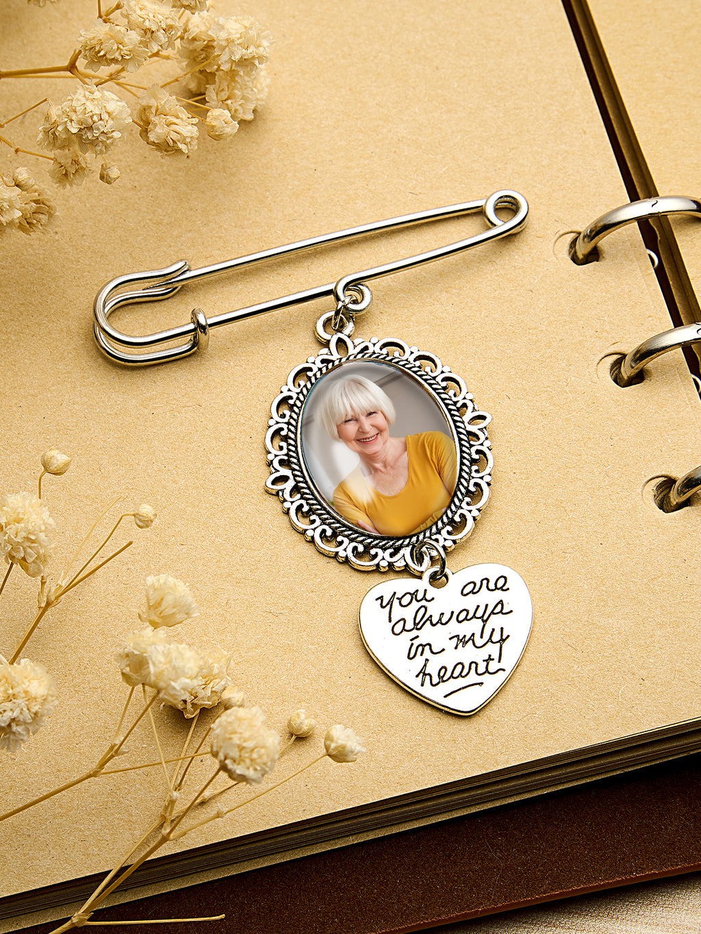 Angel Wings Bouquet Charm – Wedding Memorial