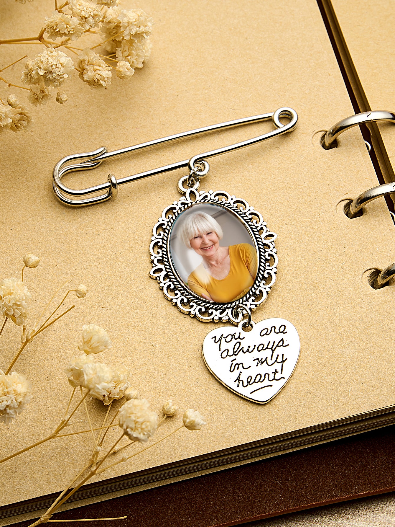 Angel Wings Bouquet Charm – Wedding Memorial