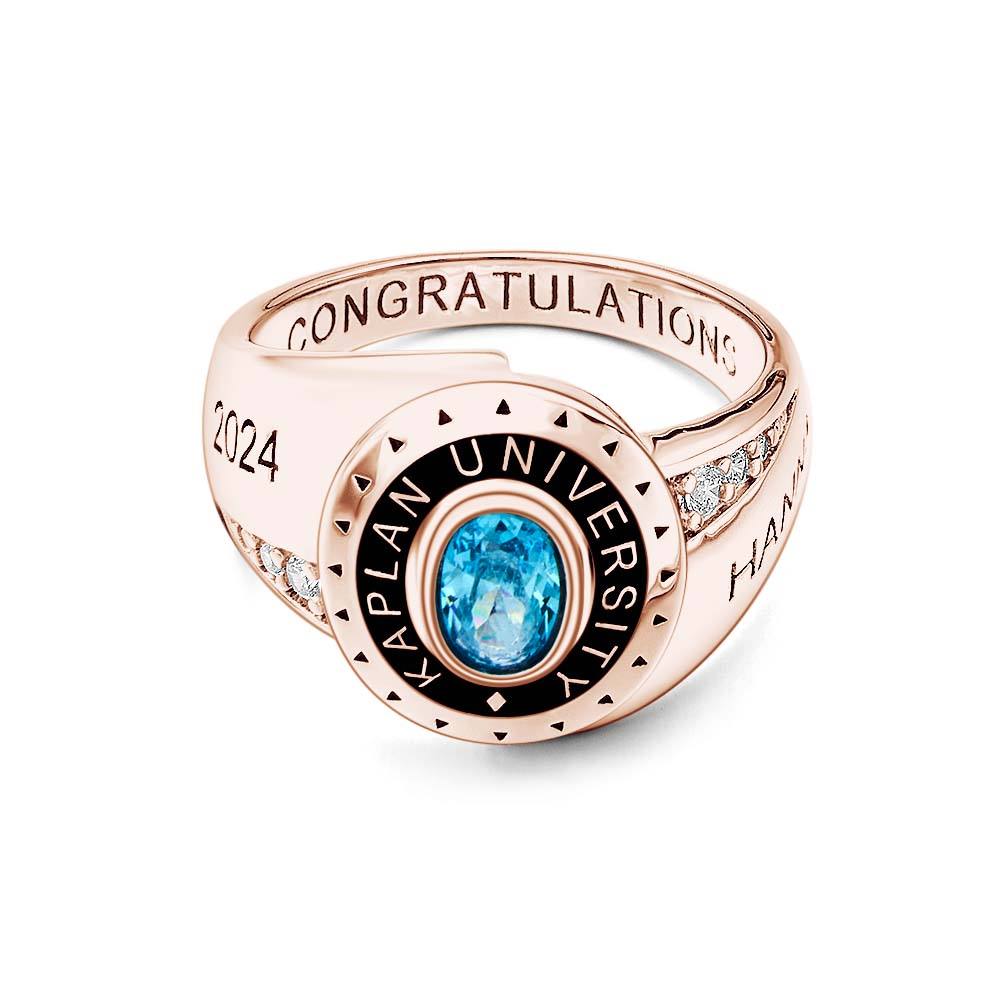 Birthstone Graduation Ring – Class of 2024