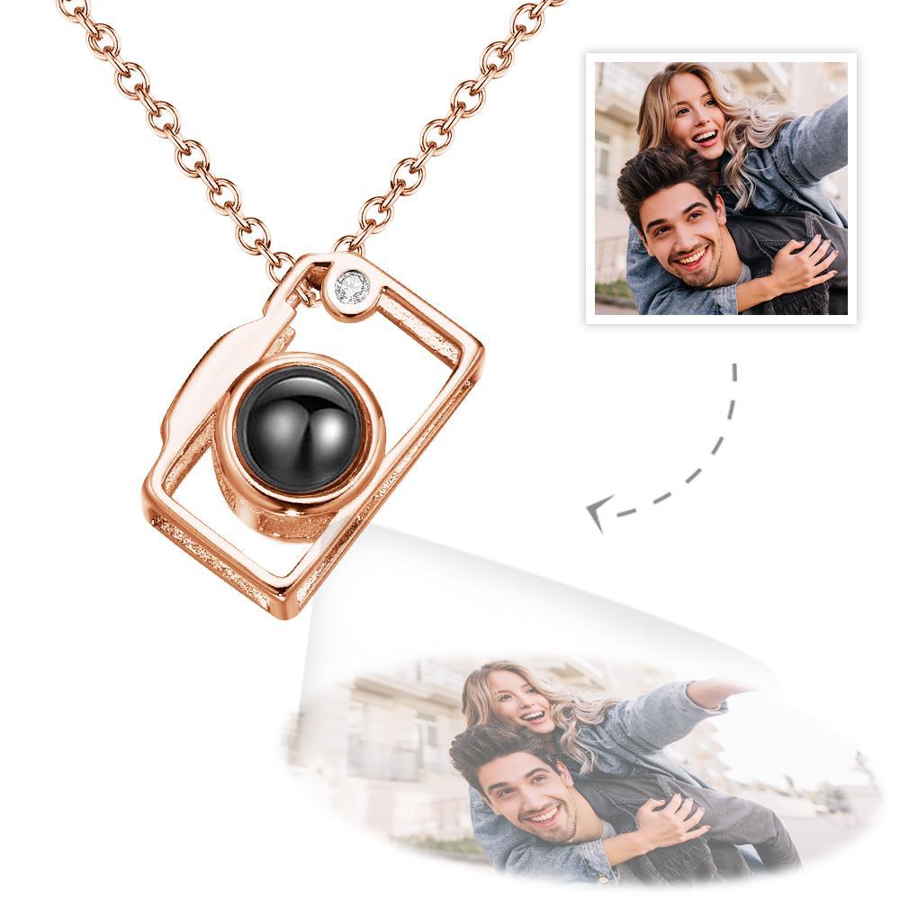 Camera Photo Projection Necklace – Custom