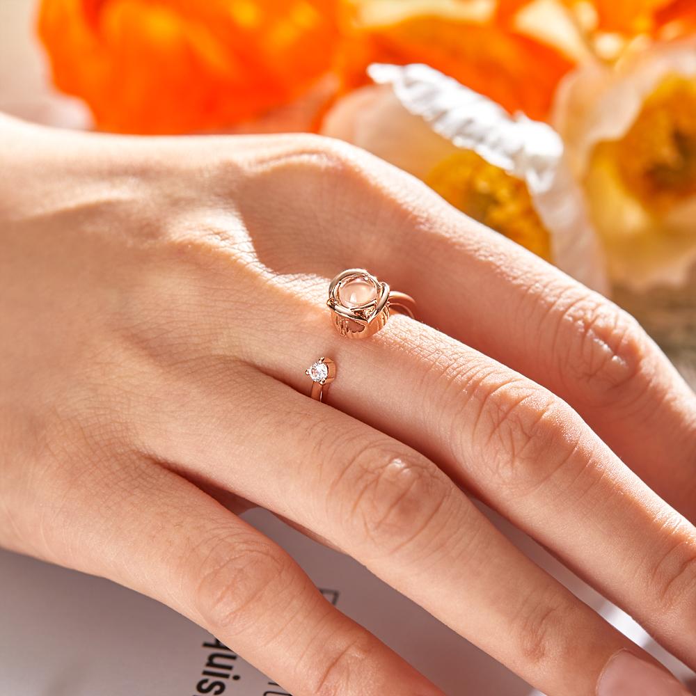 Photo Projection Ring – Women’s Open Ring