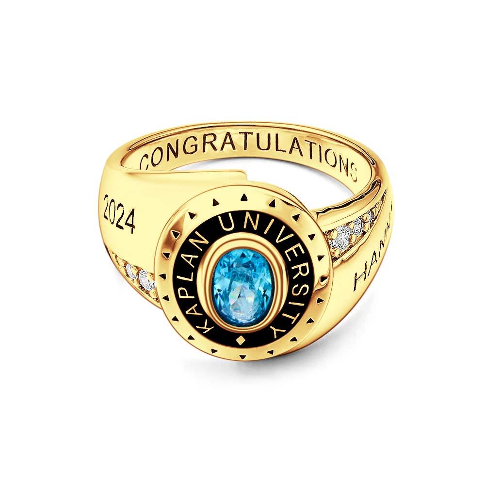 Birthstone Graduation Ring – Class of 2024