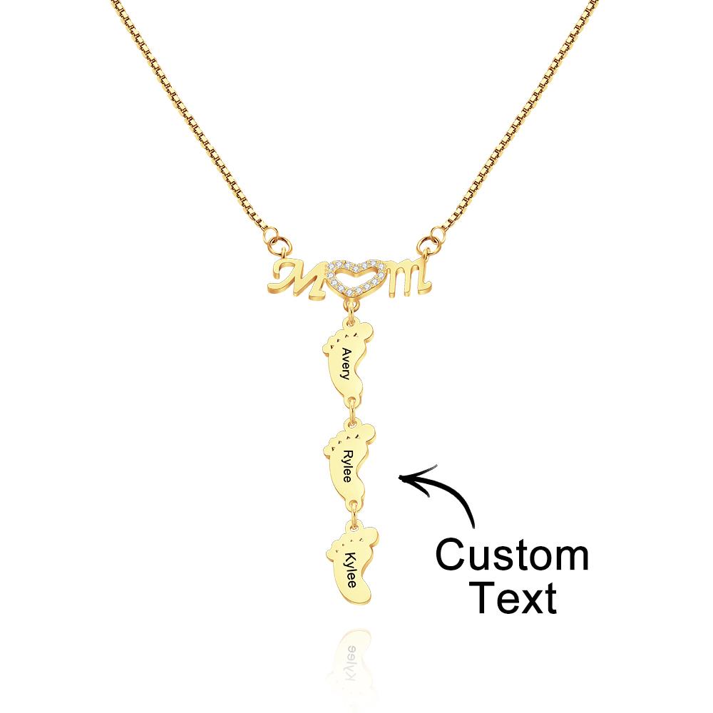 Family Feet Necklace – Mother’s Day Gift