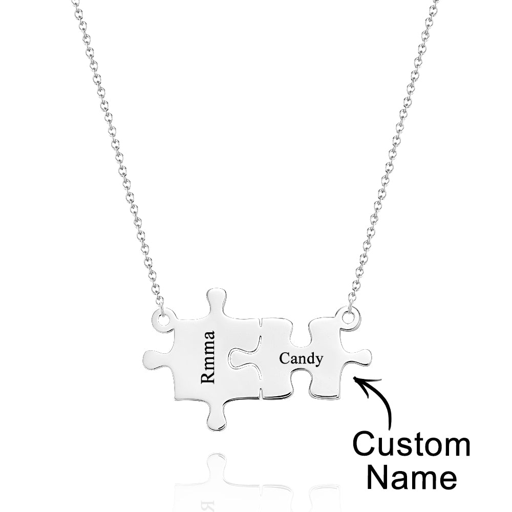 Puzzle Necklace – Custom Engraved