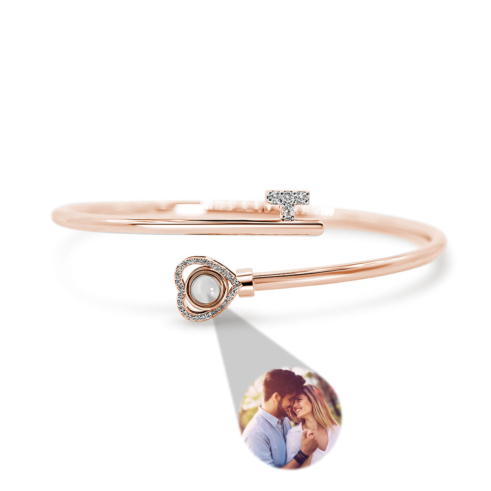 Heart Projection Bracelet – Gift for Her