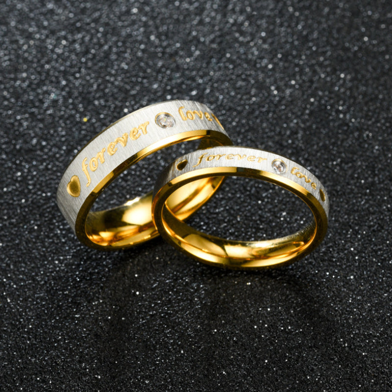 Matching Promise Rings – Stainless Steel