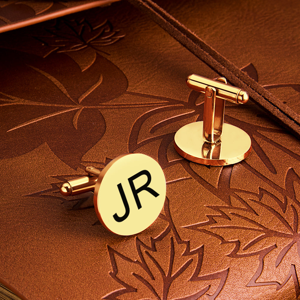 Engraved Tie Clip & Cufflinks Set – Wood Box (Groomsmen)