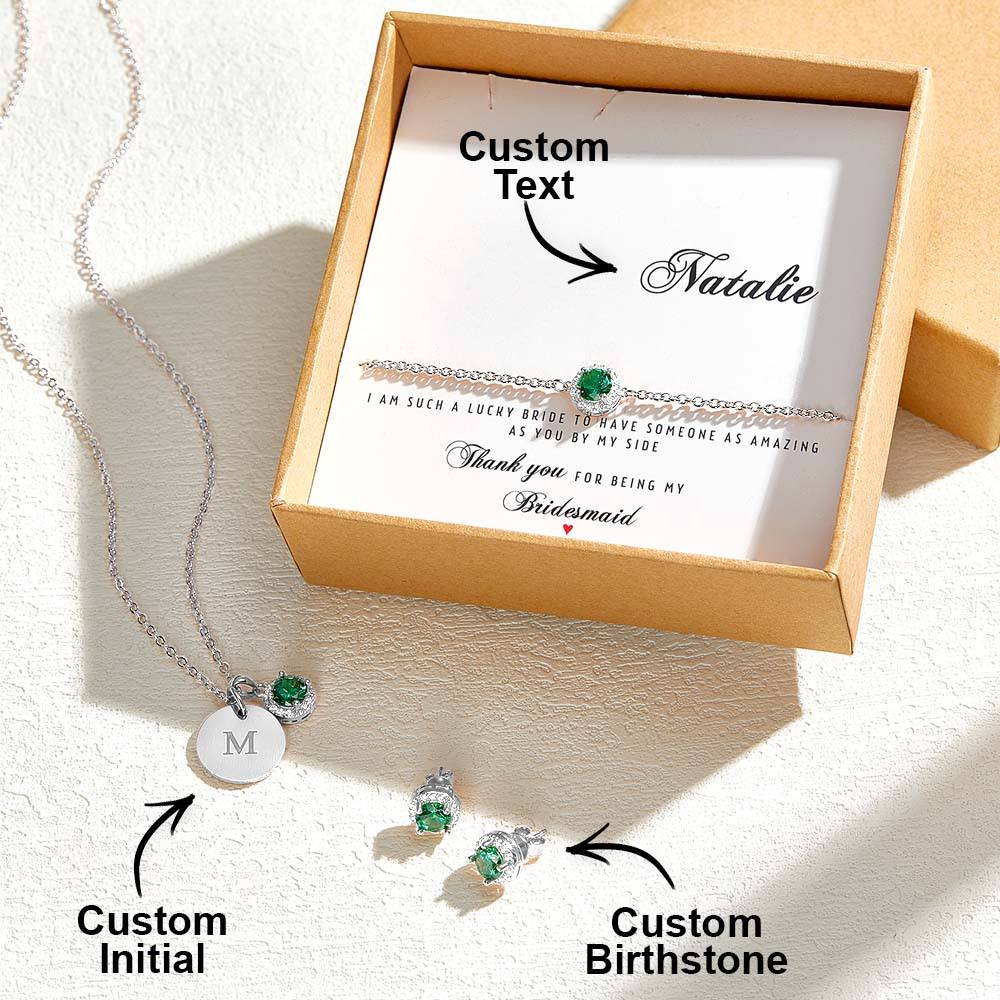 Personalized Jewelry Set