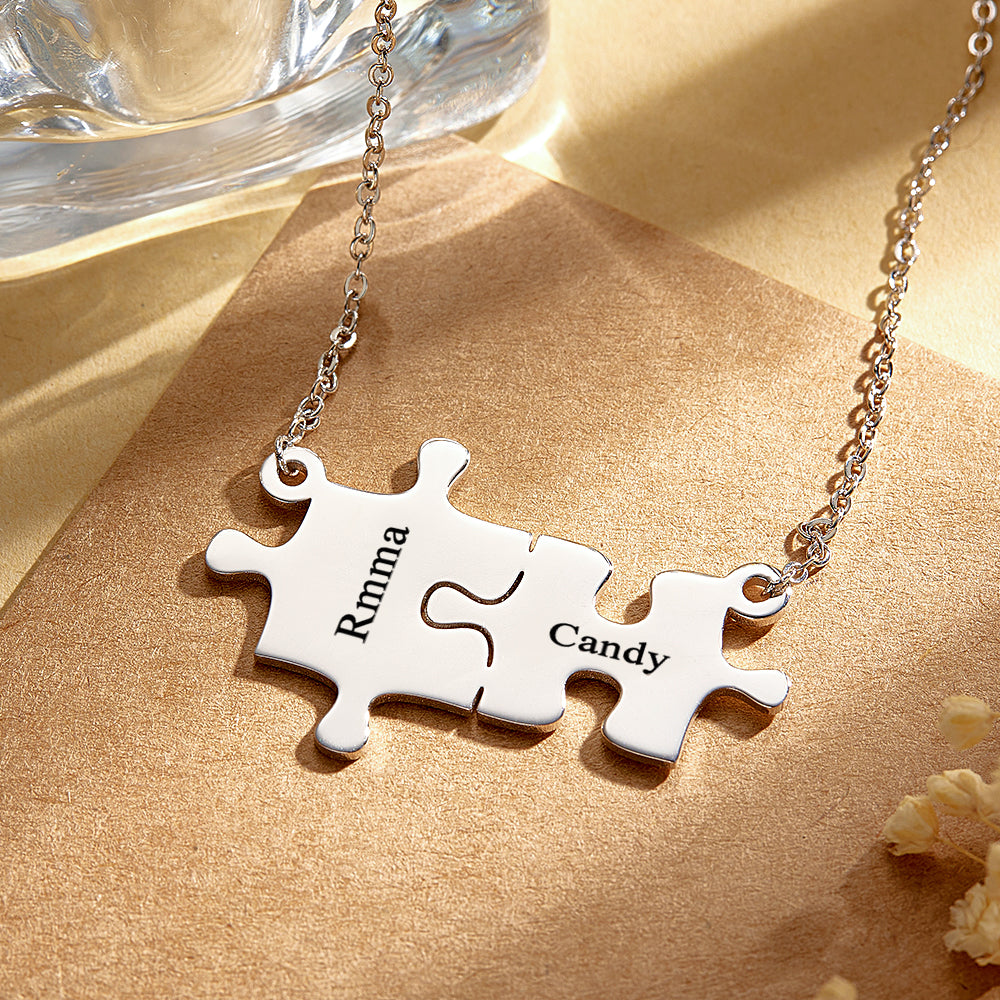 Puzzle Necklace – Custom Engraved