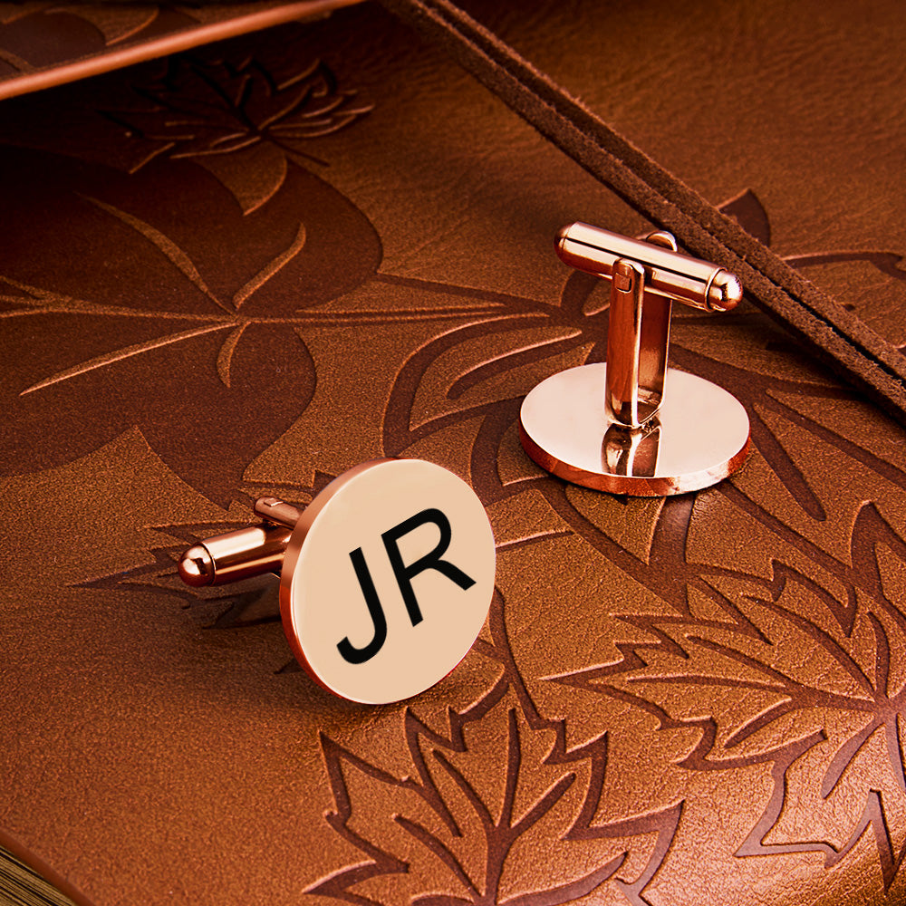 Engraved Tie Clip & Cufflinks Set – Wood Box (Groomsmen)