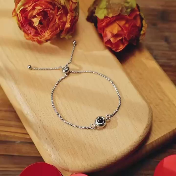 Adjustable Photo Projection Bracelet